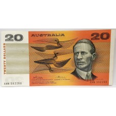 AUSTRALIA 1968 . TWENTY 20 DOLLAR BANKNOTE . PHILLIPS/WHEELER